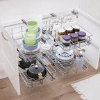 Pull Out Cabinet Organizer 15" W X 22" D, Slide Out Drawers - Image 5
