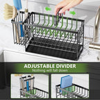 Cisily 2-Tier Kitchen Sink Caddy Organzier Rack - Image 4
