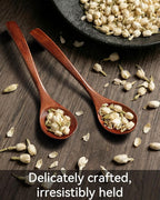7 Pcs Wooden Spoons for Eating, Small Serving Spoon for Honey, Soup Wood - Image 4