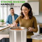 Stainless Steel Cookware Stockpot, 30 Quart Heavy Duty Induction Soup Pot - Image 8