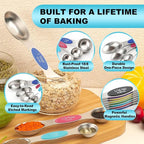 Magnetic Measuring Spoons Set of 9 - Image 3