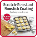 GoodCook Everyday Nonstick Carbon Steel 13” x 9” Baking Sheet Set, 3 Pack – - Image 3
