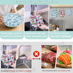 5-Size Reusable Beeswax Bowl Covers - Image 6