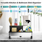 Ewaiira Stainless Steel Sink Caddy, Sponge Holder - Image 3