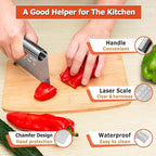 Pro Dough Pastry Scraper/Cutter/Chopper Stainless Steel Mirror Polished - Image 6