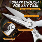 TIJERAS Kitchen Scissors Set Gold - Image 4