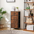 Sweetcrispy 4 Drawer Dresser, Fabric Storage Tower Organizer - Image 2
