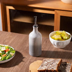 Sweejar Ceramic Olive Oil Dispenser Bottle, Opaque Oil Cruet Protects to Reduce - Image 5
