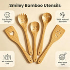 Fun Wooden Spoons for Cooking 5 Piece - Image 5