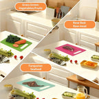 Luckyiren Kitchen Cutting Board Set of 6, Plastic Cutting Boards - Image 6