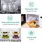 34pcs Glass Food Storage Containers - Image 4