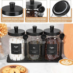 Suclain 3 Pcs Glass Coffee Container - Image 3