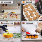 TeamFar Baking Sheet with Rack, 17.6 x 13 x 1 inch Stainless Steel Baking Pan - Image 6