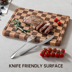 Checkerboard Cutting Boards for Kitchen, Acacia Wooden Cutting Board, End Grain - Image 6