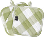 Cotton Pot Holders for Kitchen Heat Resistant Potholder Hot Pads Trivet Coaster by BONTHEE