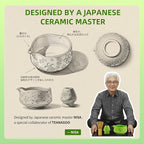 TEANAGOO 7-PCS Green Matcha Whisk Set, Complete Ceremony Start Kit, Ceramic - Image 2