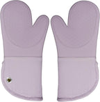 Professional Microwave Silicone Oven Mitts one Pair, Kitchen Mitten Set - Image 8