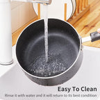 Nonstick Saucepan Set with Lid, Non Stick 1.5QT & 2.5QT Sauce Pan Set with - Image 8