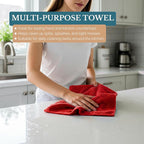 Casa Platino Dish Towels for Kitchen Drying Kitchen Towels – 8 Pc Durable - Image 4