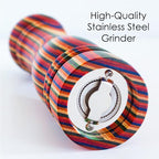 Baltique Marrakesh Pepper Grinder – 8 Inch Colorful Wooden Pepper Mill - Image 6