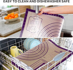 Baking Mat, Reusable Food Grade Silicone Counter Mat - Image 4