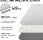 2-pack 24"x17" XL size microfiber dish drying mats - Image 4