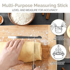 CuttleLab 22-Piece Stainless Steel Measuring Cups and Spoons Set, Tad Dash - Image 6