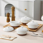 MALACASA Mini Cocotte Set - 12 OZ Small Casserole Dishes - Image 6