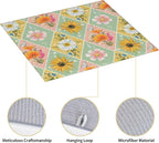 Daisy Flowers Dish Drying Mat 16x18 Inch, Microfiber Absorbent Fast Dry Mat - Image 3
