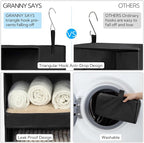 GRANNY SAYS Hanging Closet Shelf, 3-Shelf Foldable Hanging Organizers and - Image 6