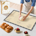 Silicone Baking Mat with Cookie Recipes, Extra Thick Silicone Mat by MimekitchenKitchenHelper