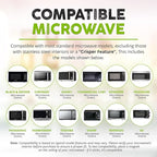 HOVER COVER 2 PACK Magnetic Microwave Splatter Cover - Image 6