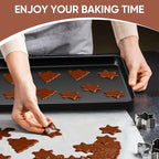 E-far Baking Sheet Set of 2, Nonstick Carbon Steel Baking Trays - Image 6