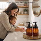Amolliar Plastic Mason Jar Soap Dispenser - Image 6