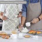 Measuring Cups and Spoons Set of Huygens Kitchen Gadgets 10 Pieces, Stackable - Image 7