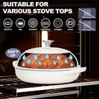 TeamFar Cast Iron Bread Dutch Oven, 6 Qt Enameled Dutch Oven Pot - Image 7