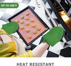 1 Pair Short Oven Mitts - Image 2