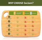 2 Pack Small Bamboo Wood Cutting Board - Image 8