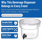 Carlisle FoodService Products Round Beverage Dispenser Drink Dispenser - Image 3