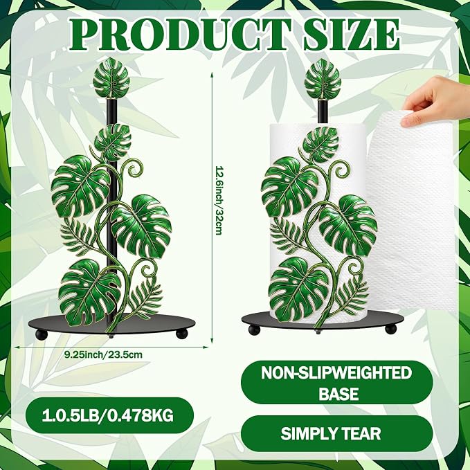 Thyle Tropical Monstera Paper Towel Holder - Image 3