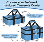 Insulated Casserole Carrier, Portable Casserole Carrier - Image 2