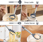 TeamFar Silicone Kitchen Utensils, Non-Toxic & Heat-Proof, Dishwasher Safe - Image 4