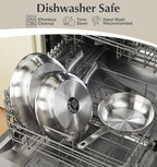 KOCH SYSTEME CS Stainless Steel Cookware Set 10 Piece, 18/10 Stainless Steel - Image 9
