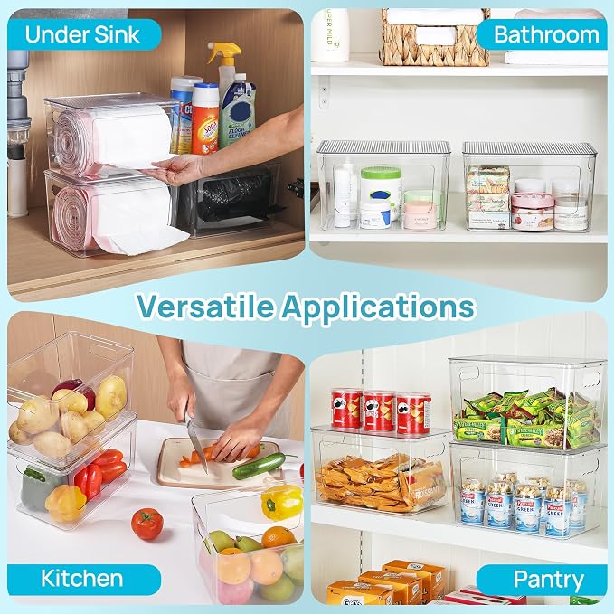 Vtopmart 1 Pack Trash Bag Holder, Stackable Garbage Bag Dispenser - Image 8