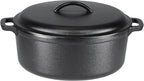 Amazon Basics Pre-Seasoned Cast Iron Dutch Oven Pot by AmazonBasics
