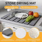 Stone Dish Drying Mat for Kitchen Counter - Image 3