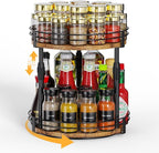Across-Star Lazy-Susan-Organizer-Spice-Rack, Rotating Spice Organizer by Acorss-Star