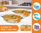 Mini Casserole Dish Oval 4 Pack, 13oz Glass Baking Dish, Banana Split Bowls - Image 6