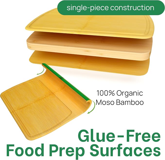 Bamboo Cutting Board – 15 Inch Wood Cutting Boards - Image 2