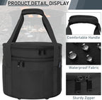 Dutch Oven Bag for 8 Inch Dutch Oven, 2-Layer Oven Travel Bag - Image 2